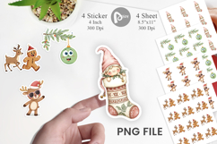 Funny Christmas Sticker Product Image 1