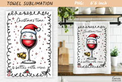 Christmas Towel Sublimation|Funny Holiday Quotes Product Image 1