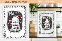 Christmas Towel Sublimation|Funny Holiday Quotes Product Image 1