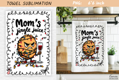 Christmas Towel Sublimation|Funny Holiday Quotes Product Image 1