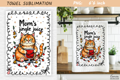 Christmas Towel Sublimation|Funny Holiday Quotes Product Image 1