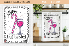 Christmas Towel Sublimation|Funny Holiday Quotes Product Image 1