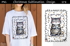 Funny Cozy Christmas Quotes|Trendy T Shirt Sublimation|Cat Product Image 1