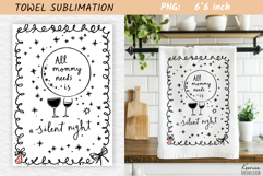 Christmas Towel Sublimation|Funny Holiday Quotes Product Image 1