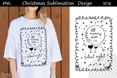 Funny Cozy Christmas Quotes|Trendy T Shirt Sublimation|Mom Product Image 1