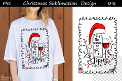 Funny Cozy Christmas Quotes|Trendy T Shirt Sublimation|Santa Product Image 1