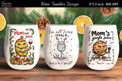Funny Cozy Christmas Quotes Wine Tumbler|Cookie Product Image 1