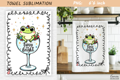 Christmas Towel Sublimation|Funny Holiday Quotes Product Image 1