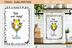 Christmas Towel Sublimation|Funny Holiday Quotes Product Image 1