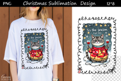 Funny Cozy Christmas Quotes|Trendy T Shirt Sublimation|Cat Product Image 1