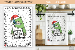 Christmas Towel Sublimation|Funny Holiday Quotes Product Image 1