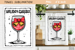 Christmas Towel Sublimation|Funny Holiday Quotes Product Image 1