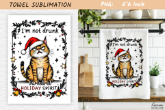 Christmas Towel Sublimation|Funny Holiday Quotes Product Image 1