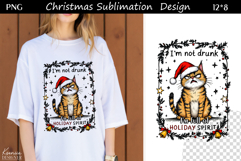 Cozy Christmas Quote|Trendy T Shirt Sublimation|Grumpy Cat Product Image 1