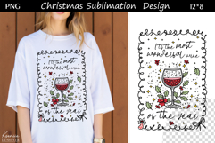 Funny Cozy Christmas Quotes|T Shirt Sublimation Product Image 1