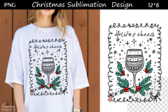 Funny Cozy Christmas Quotes|T Shirt Sublimation Product Image 1