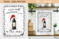 Christmas Towel Sublimation|Funny Holiday Quotes Product Image 1