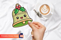Funny Christmas Bell Sticker, Holiday Bell Decorations Product Image 1