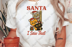 Funny Christmas Cat PNG Product Image 2