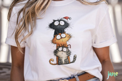 Funny Christmas Cats Clipart Product Image 2