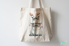 Funny Christmas Cats Sublimation Clipart Bundle Product Image 5
