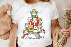 Funny Christmas Cats Png Product Image 3