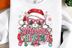 Funny Christmas Cats Sublimation Png Product Image 1
