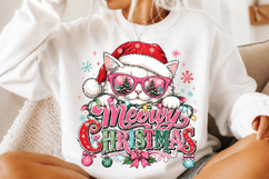 Funny Christmas Cats Sublimation Png Product Image 2
