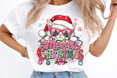 Funny Christmas Cats Sublimation Png Product Image 3