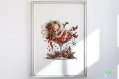 Funny Christmas Cocktail Clipart Product Image 2