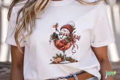 Funny Christmas Cocktail Clipart Product Image 5