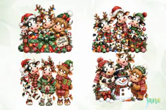 Funny Christmas Cow Product Image 1