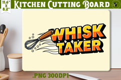 Kitchen Cutting Board | Funny retro Christmas Cutting Board Product Image 1