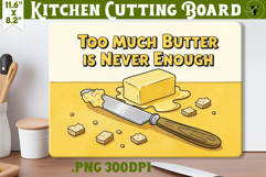 Kitchen Cutting Board | Funny retro Christmas Cutting Board Product Image 1