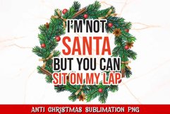 Anti Christmas PNG Bundle | DTF Transfers Product Image 10