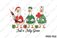 Funny Christmas Doctor Goose Product Image 1