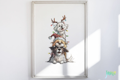 Funny Christmas Dogs Clipart Product Image 5