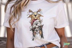 Funny Christmas Dogs Clipart Product Image 2