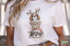 Funny Christmas Dogs Clipart Product Image 2