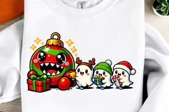 Funny Christmas Ghosts PNG Product Image 1