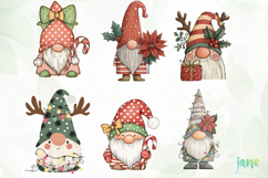 Funny Christmas Gnome Clipart Product Image 5
