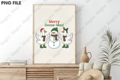 Funny Christmas Goose PNG Product Image 3