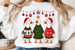 Funny Christmas Goose Png, Christmas Png, Santa Product Image 2