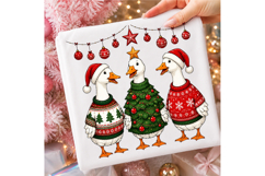 Funny Christmas Goose Png, Christmas Png, Santa Product Image 3