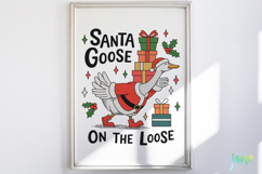 Funny Christmas Goose SVG Sublimation Product Image 8
