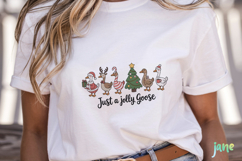 Funny Christmas Goose SVG Sublimation Product Image 4