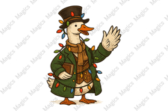 Funny Christmas Goose Teachers PNG Product Image 1