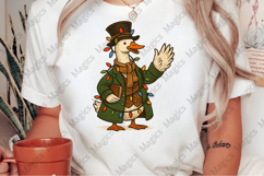 Funny Christmas Goose Teachers PNG Product Image 2