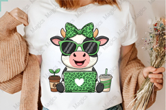 Funny Christmas Highland Cow Png Product Image 3