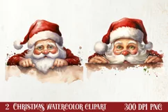 Funny Christmas Peeking Sublimation, Christmas PNG Product Image 1